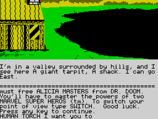 Fantastic Four screenshot 2 for ZX Spectrum